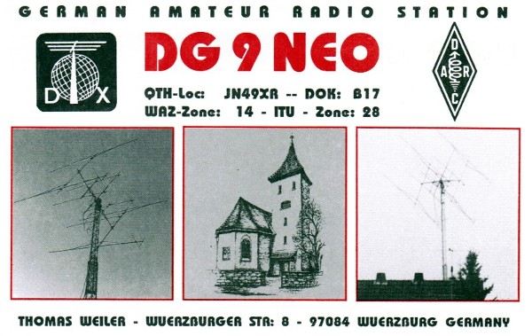 QSL-Karte DG9NEO